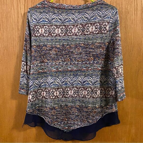 New York Laundry, Womens Knit 3/4 Sleeve Shirt, Size M. (S80) - Picture 2 of 6